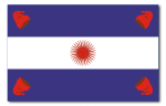 Bandera de la Confederación Argentina (1860).